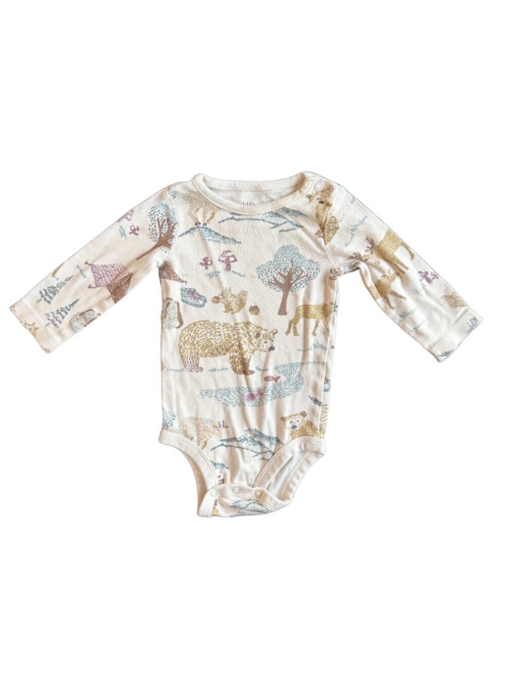 Little Planet by Carter’s Organic Cotton Long Sleeve Bodysuit 9M GOTS